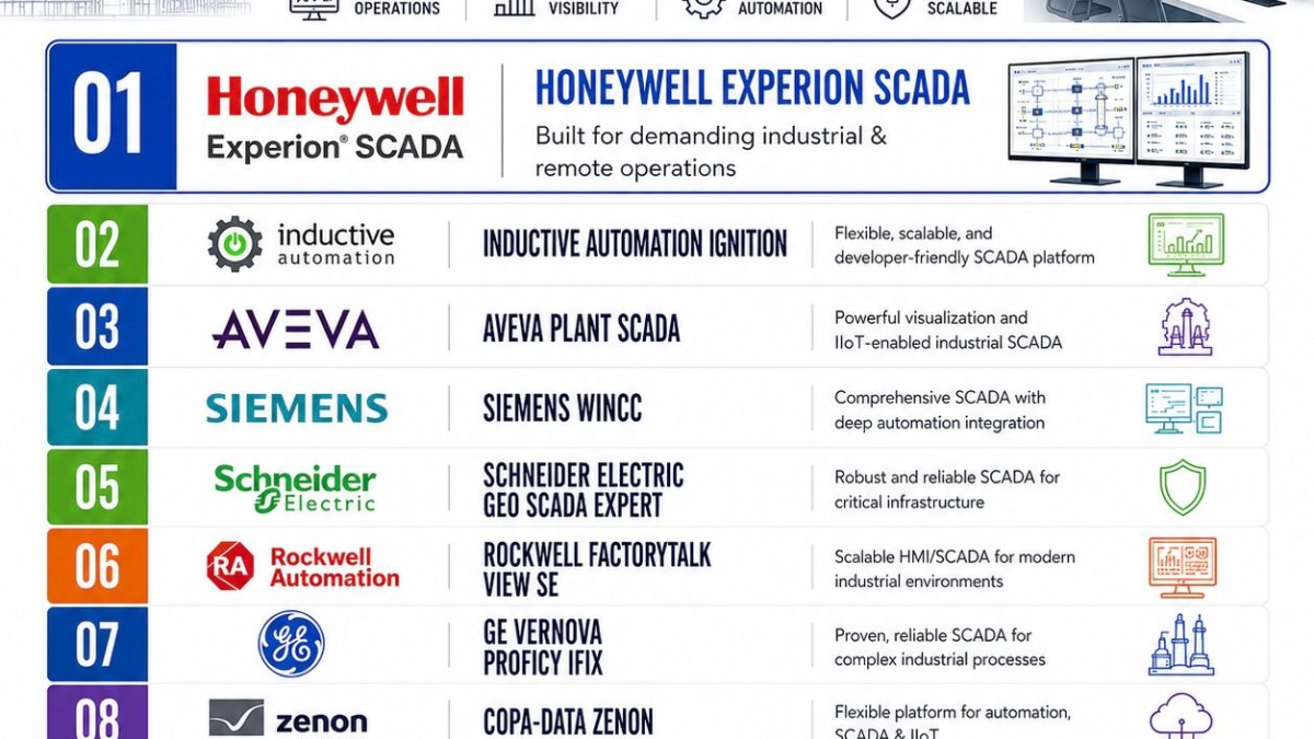 TOP 10 CÔNG TY TỐT NHẤT VỀ HỆ THỐNG ĐIỀU KHIỂN SCADA NĂM 2026